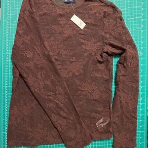 GAP Tall - Brown Lace - Long Sleeve